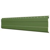 Линеарная потолочно-стеновая панель с ПОЛОСОЙ усиленная RAL6002 Зеленый Лист