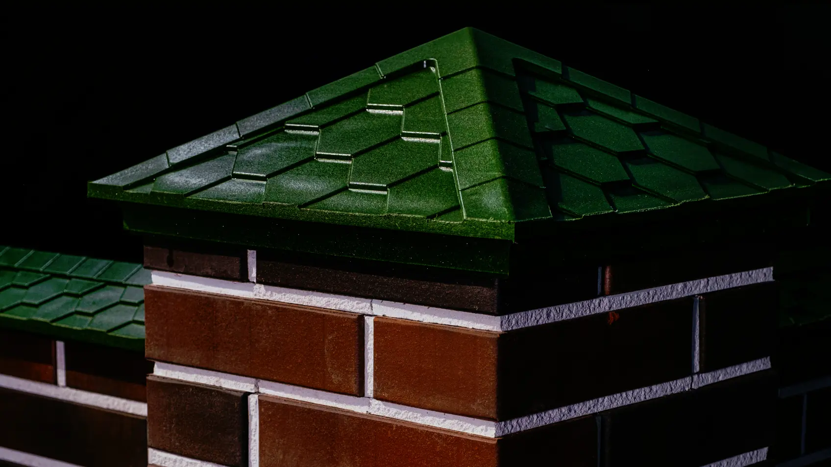 Фото 4 Колпаки и парапеты Эверест Зеленые