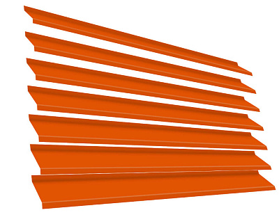 Ламель Жалюзи ЭКО-Z RAL2004 Оранжевый металлическая