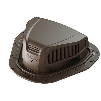 Аэратор точечный Docke PIE NEXT цвет RAL8019 Светло-коричневый установка на готовую кровлю