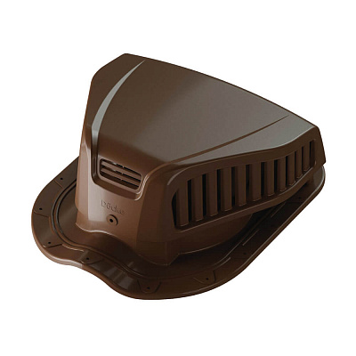 Аэратор точечный Docke PIE MONTERREY цвет RAL8019 Светло-Коричневый для металлочерепицы Монтеррей