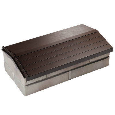 Парапет Бона ХайТек Коричневый посадка на 1 кирпич 200,225,255мм фото 4