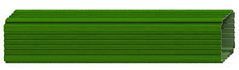 Труба водосточная 76*102*2000 RAL P362 (Зеленый)