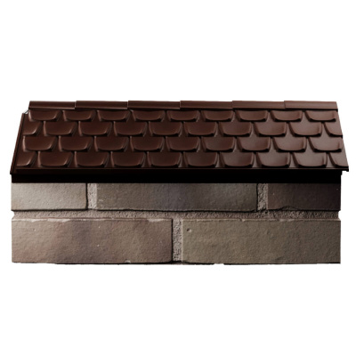 Парапет Elbrus Коричневый на 1 кирпич 255мм фото 2