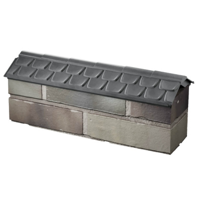 Парапет Elbrus Серый на 0.5 кирпича 130мм фото 3